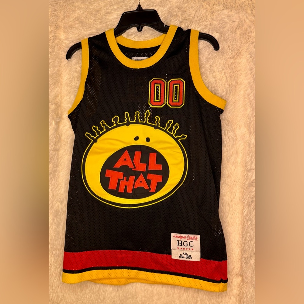 🔥 NWT Headgear Classics “All That” Kel Mitchell Basketball Jersey – Size XS